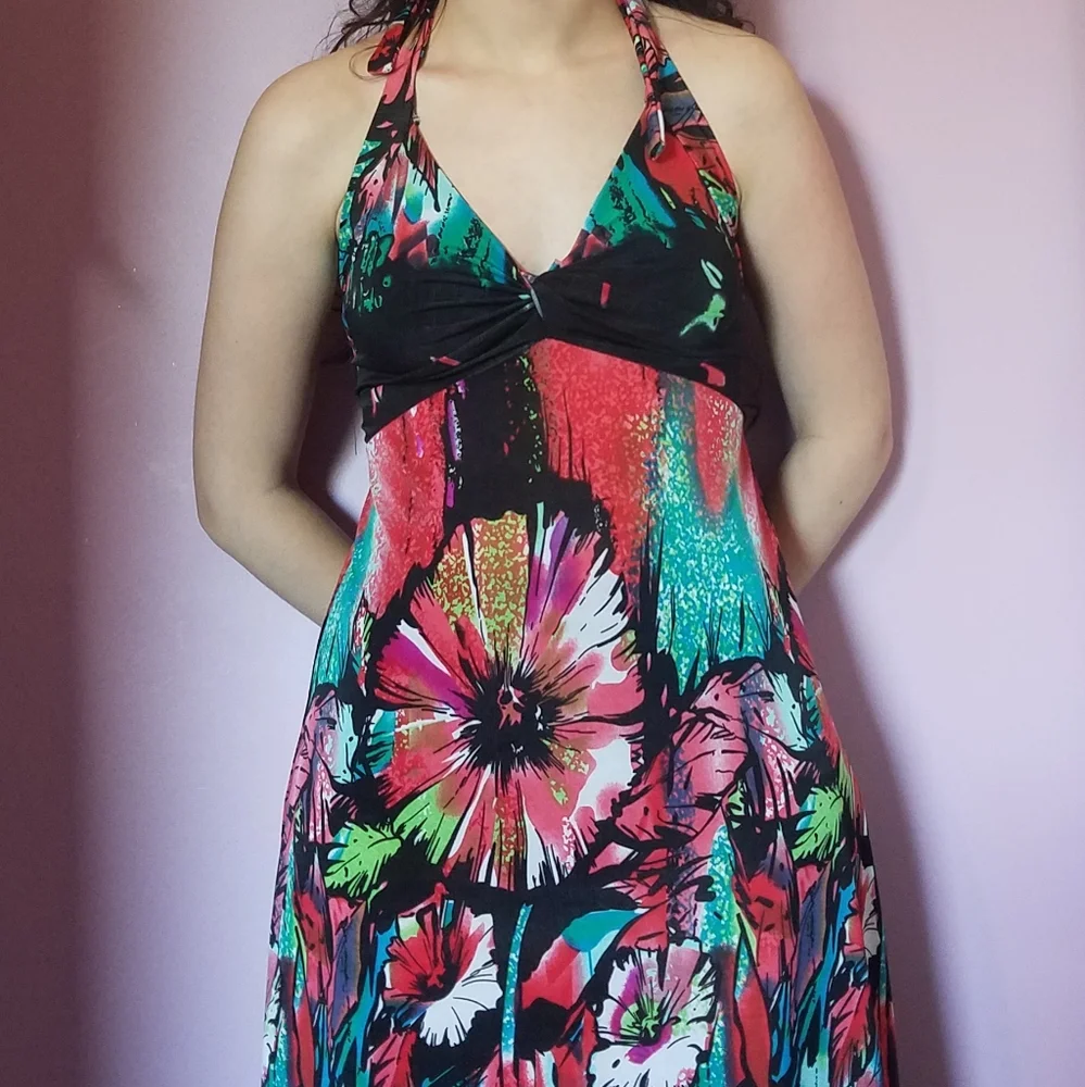 Flower Cover-up Dress